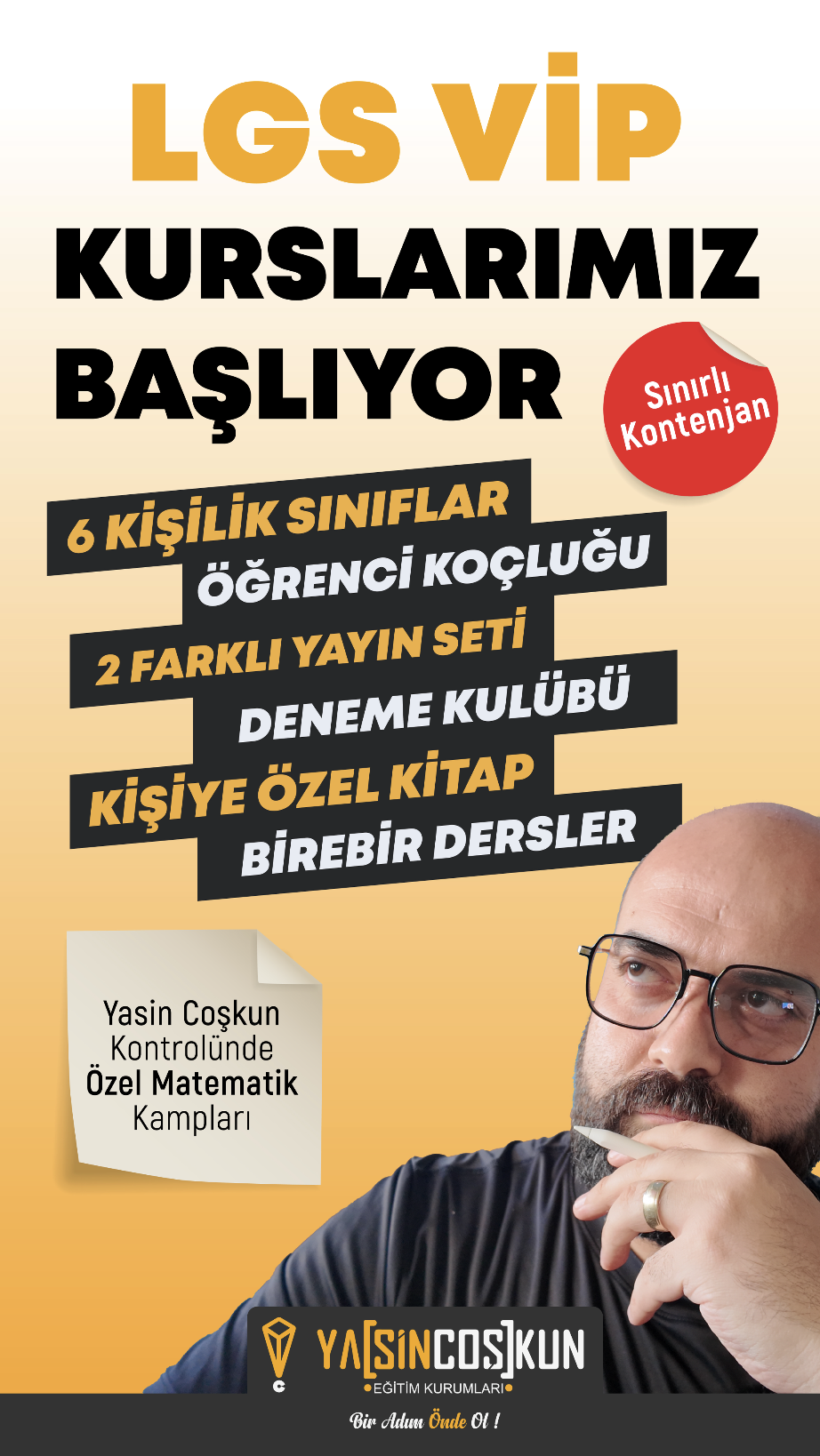Karabağlar LGS Vip Gruplar - Karabağlar İçerik - Yasin Coşkun Eğitim Kurumları