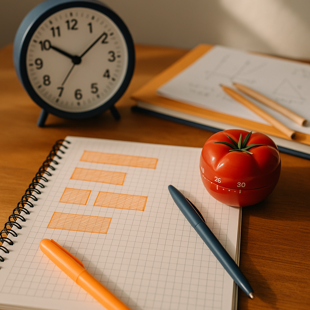 Verimli Ders Çalışma Teknikleri: Pomodoro ve Aktif Tekrar Stratejileri