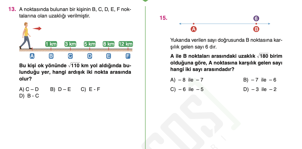 Lgs Matematik Kareköklü Sayılar  Test Pdf 2026 - Sayfa 1