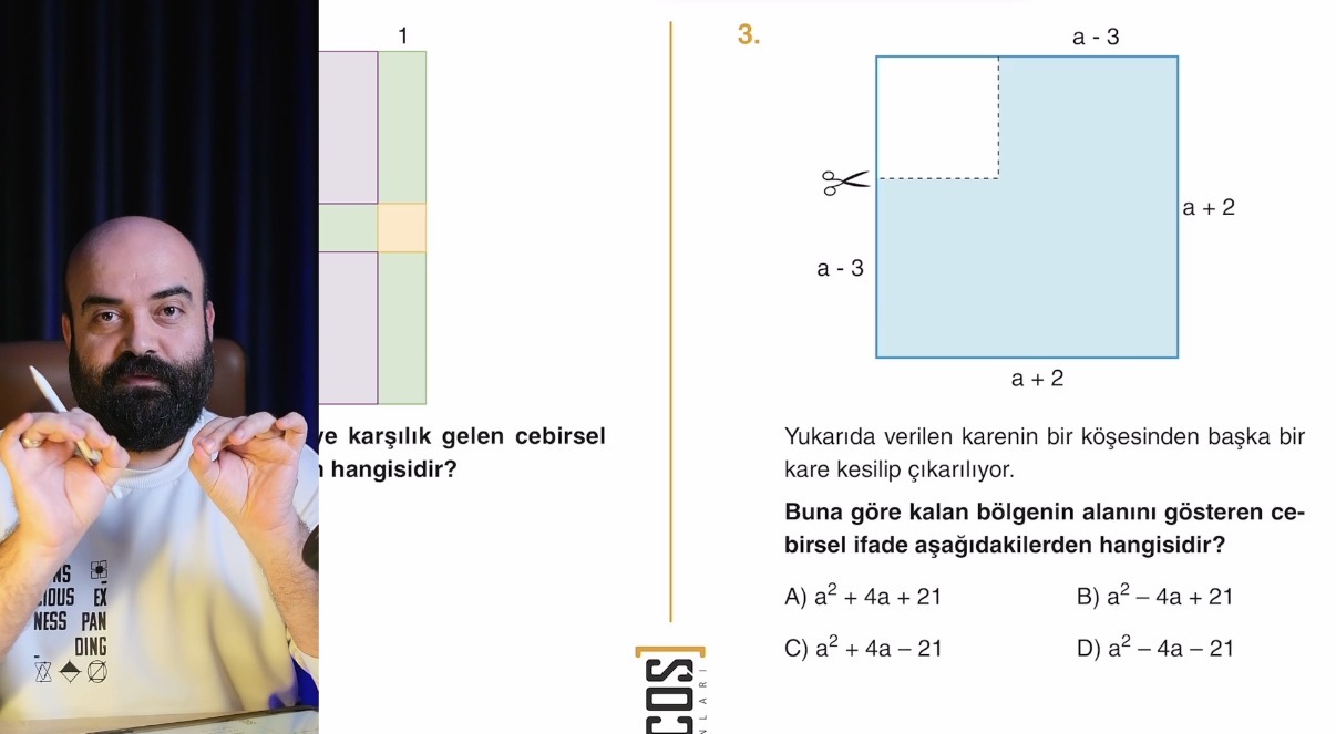 Lgs Matematik Cebirsel İfadeler - İzmir İçerik - Yasin Coşkun Eğitim Kurumları